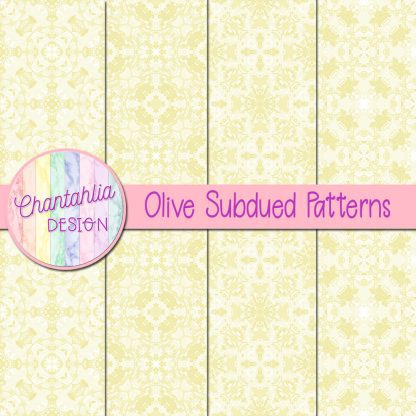 Free olive subdued patterns