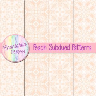 Free peach subdued patterns