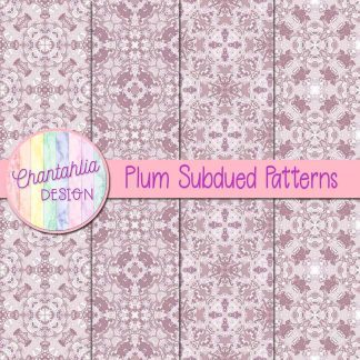 Free plum subdued patterns