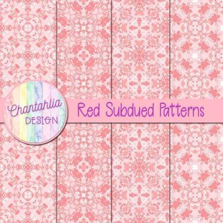 Free red subdued patterns