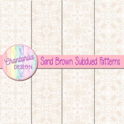 Free sand brown subdued patterns