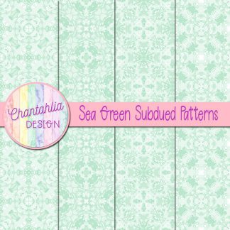 Free sea green subdued patterns