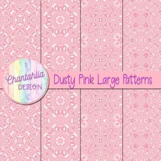 Free dusty pink large patterns digital papers