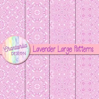 Free lavender large patterns digital papers