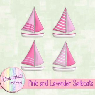 Free pink and lavender sailboats