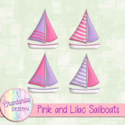 Free pink and lilac sailboats