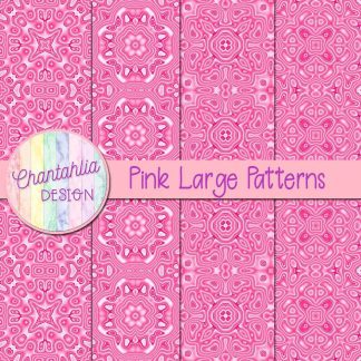 Free pink large patterns digital papers