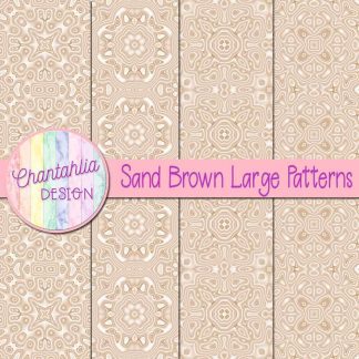 Free sand brown large patterns digital papers