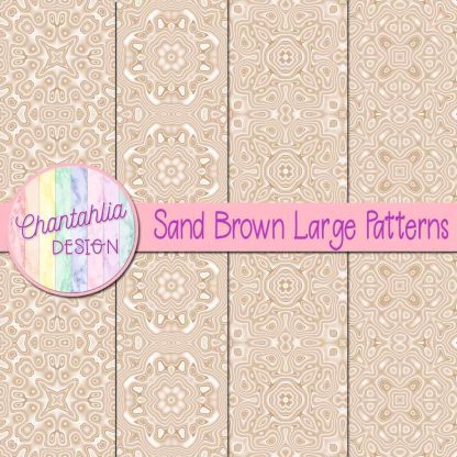 Free sand brown large patterns digital papers