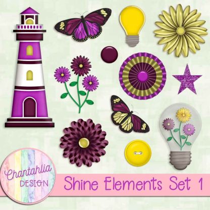 Free design elements in a Shine theme