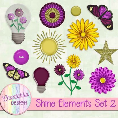 Free design elements in a Shine theme