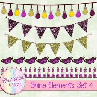 Free design elements in a Shine theme
