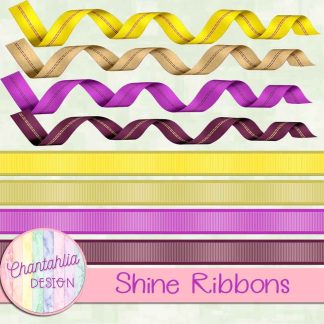 Free ribbons in a Shine theme