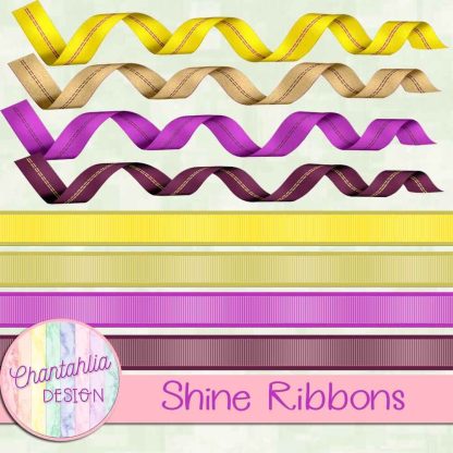 Free ribbons in a Shine theme