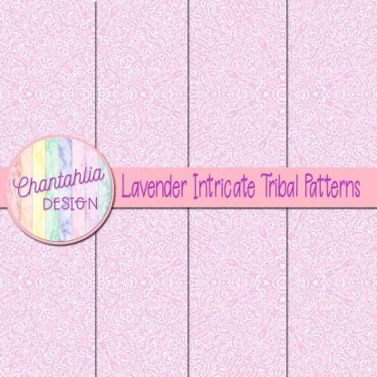 Free lavender intricate tribal patterns