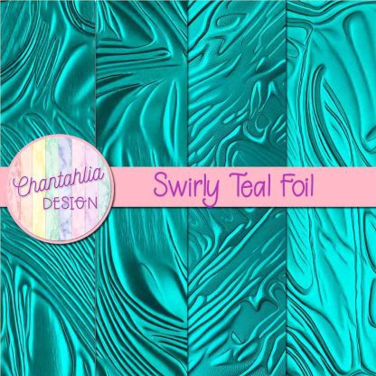 Free swirly toil foil digital papers