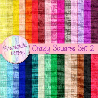 free digital papers featuring a crazy squares design