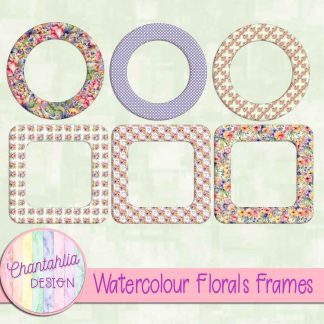 Free frames in a Watercolour Florals theme.