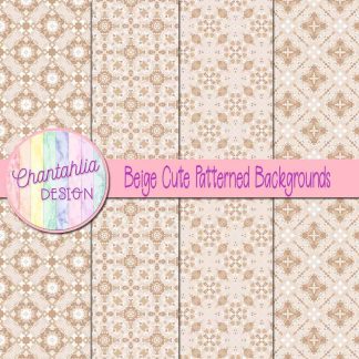 Free beige cute patterned backgrounds