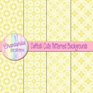 Free daffodil cute patterned backgrounds