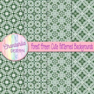 Free forest green cute patterned backgrounds