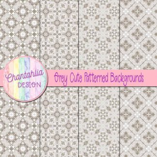 Free grey cute patterned backgrounds