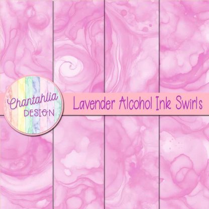 Free lavender alcohol ink swirls digital papers