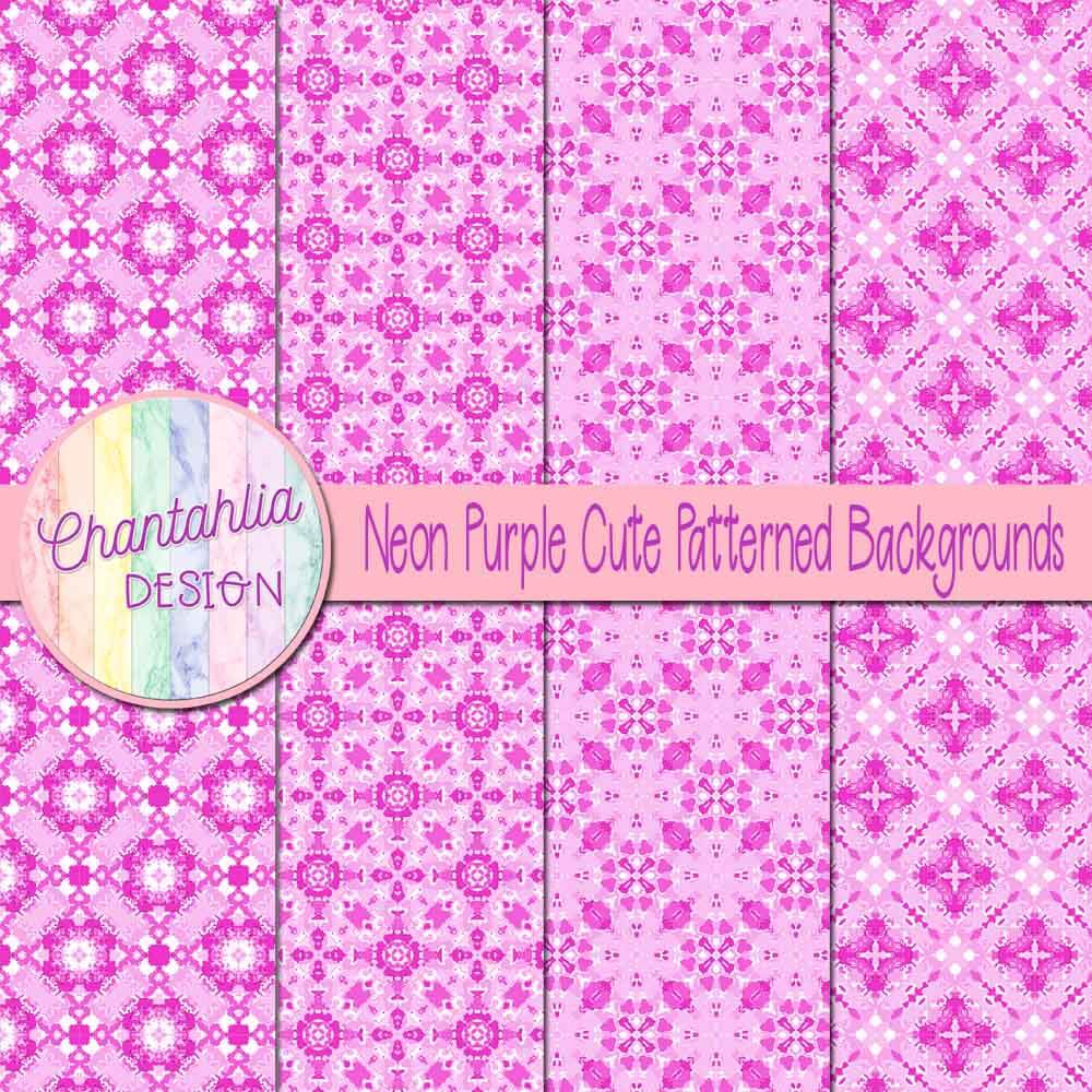 neon-purple-cute-patterned-backgrounds