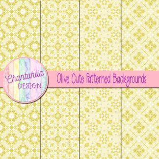 Free olive cute patterned backgrounds