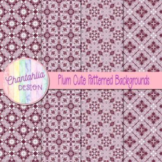 Free plum cute patterned backgrounds