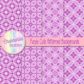 Free purple cute patterned backgrounds