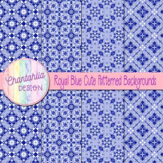 Free royal blue cute patterned backgrounds