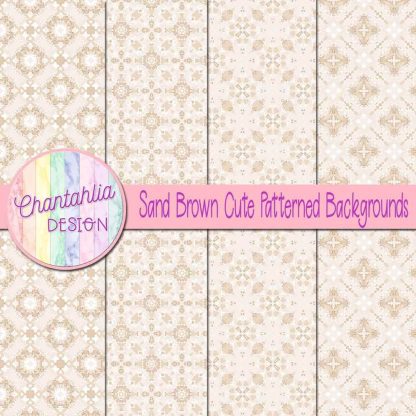 Free sand brown cute patterned backgrounds
