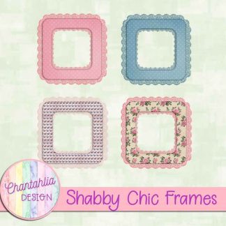 Free frames in a Shabby Chic theme