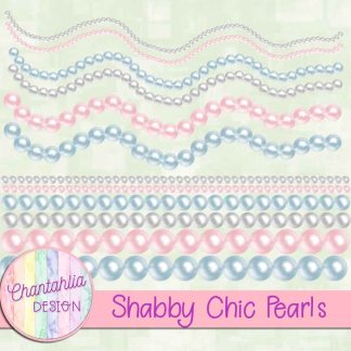 Free pearls in a Shabby Chic theme