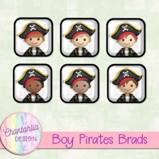 Free brads in a Pirates theme
