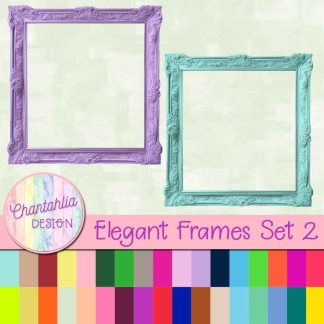Free elegant frame design elements
