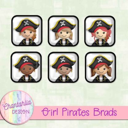 Free brads in a Pirates theme