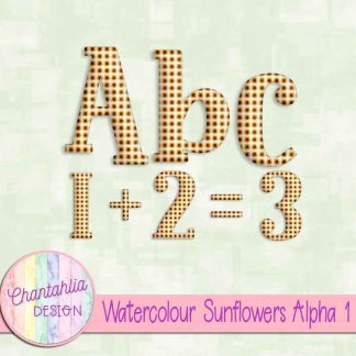 Free alpha in a Watercolour Sunflowers theme