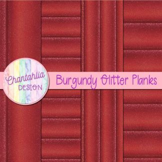 Free burgundy glitter planks digital papers
