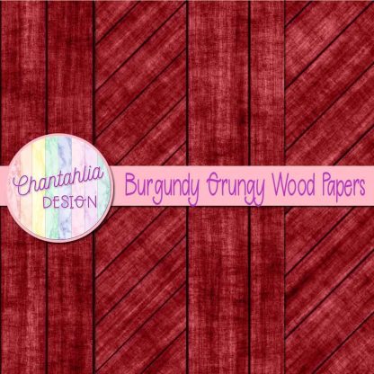 Free burgundy grungy wood digital papers