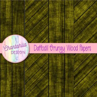 Free daffodil grungy wood digital papers