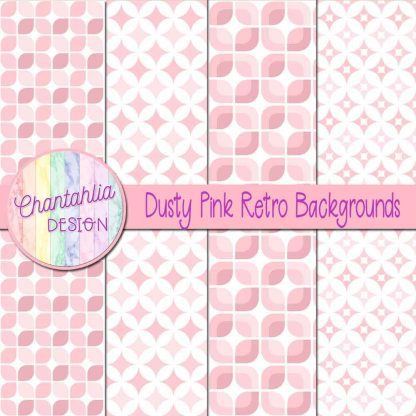 Free dusty pink retro backgrounds