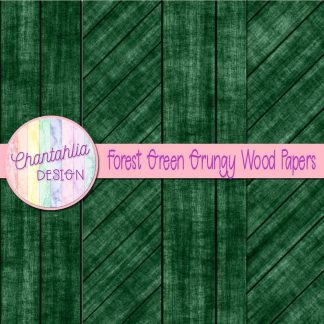 Free forest green grungy wood digital papers