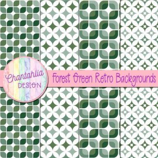 Free forest green retro backgrounds