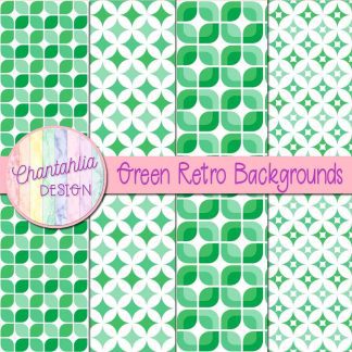 Free green retro backgrounds