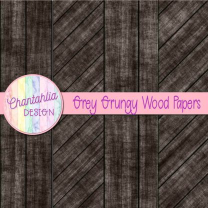 Free grey grungy wood digital papers