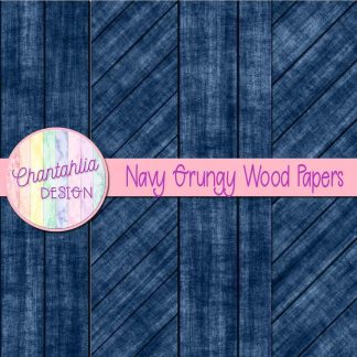 Free navy grungy wood digital papers