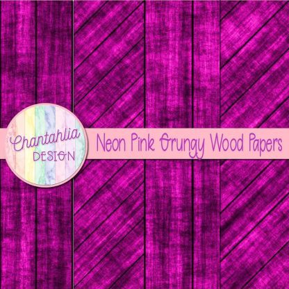 Free neon pink grungy wood digital papers