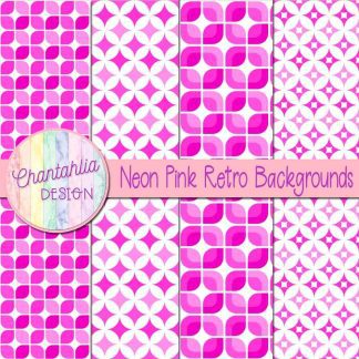Free neon pink retro backgrounds